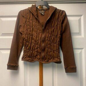 VTG - Baby Phat Short Zip Up Hoodie - Sz L